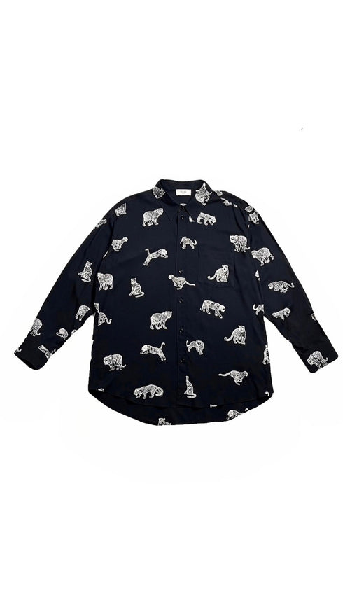 Printed Crepeシャツ